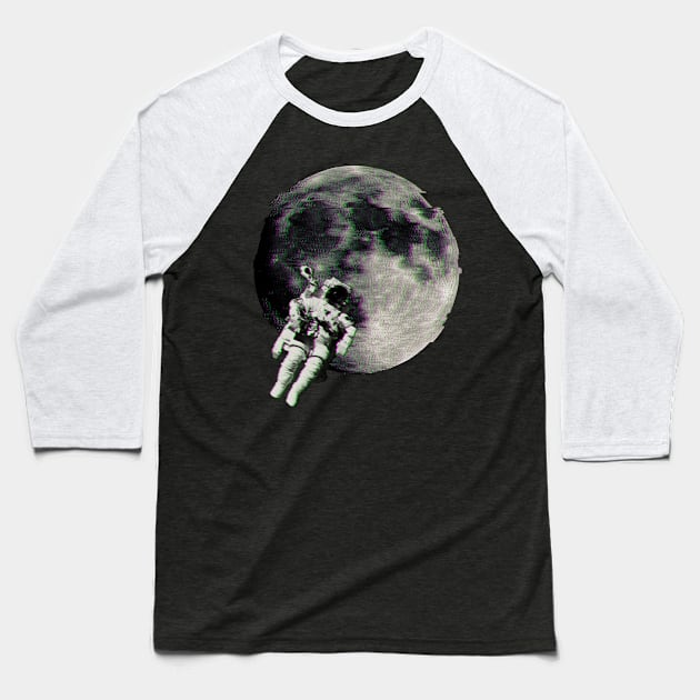 Trippy space Baseball T-Shirt by LateralArt